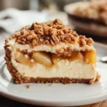 Apple Crisp Cheesecake
