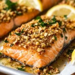 Baked Crusted Dijon Salmon