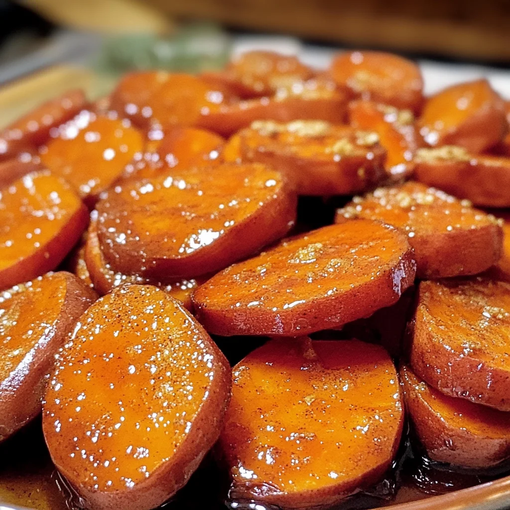 Brown Sugar Candied Sweet Potatoes