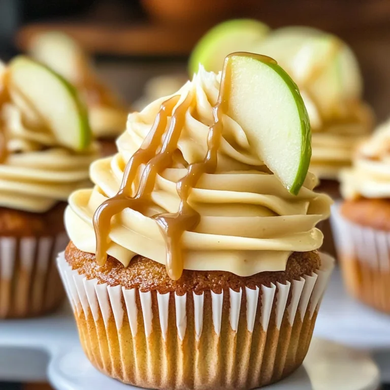 Caramel Apple Cupcakes