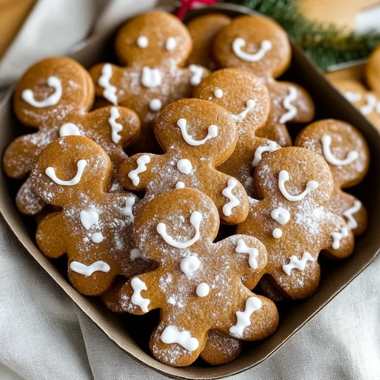 Chewy Gingerbread Man Cookies