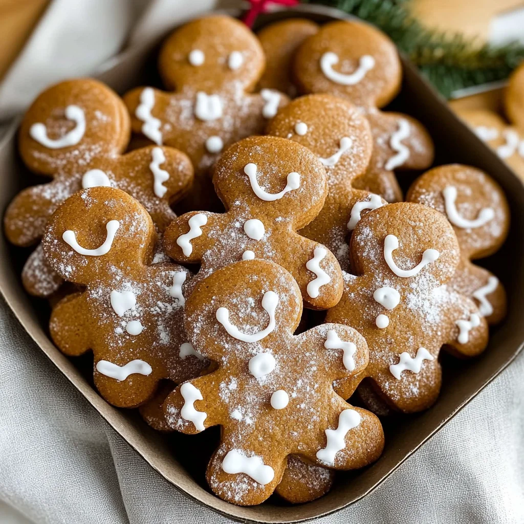 Chewy Gingerbread Man Cookies