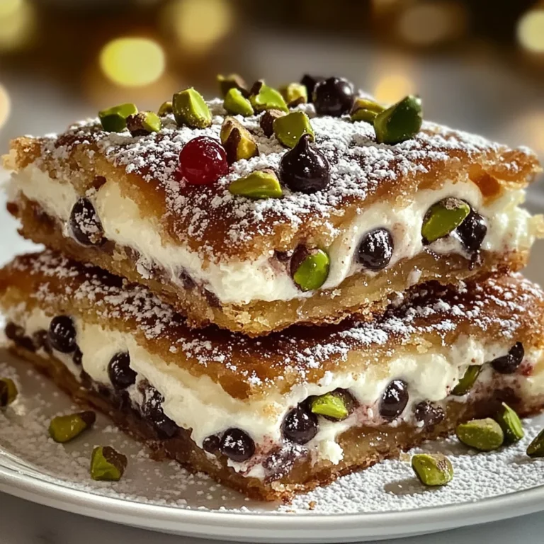 Classic Cannoli Squares That Will Wow Your Taste Buds