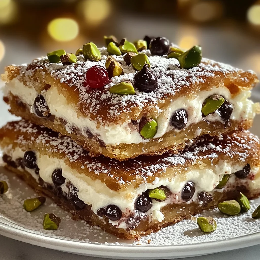Classic Cannoli Squares That Will Wow Your Taste Buds