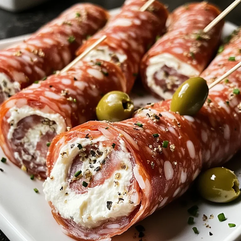 Cream Cheese Salami Roll Ups: A Perfect Appetizer for Any Occasion