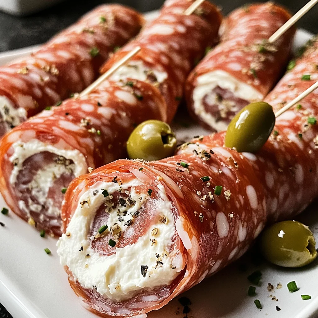 Cream Cheese Salami Roll Ups: A Perfect Appetizer for Any Occasion