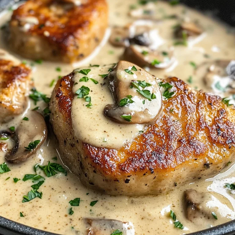 Cream of Mushroom Soup Pork Chops