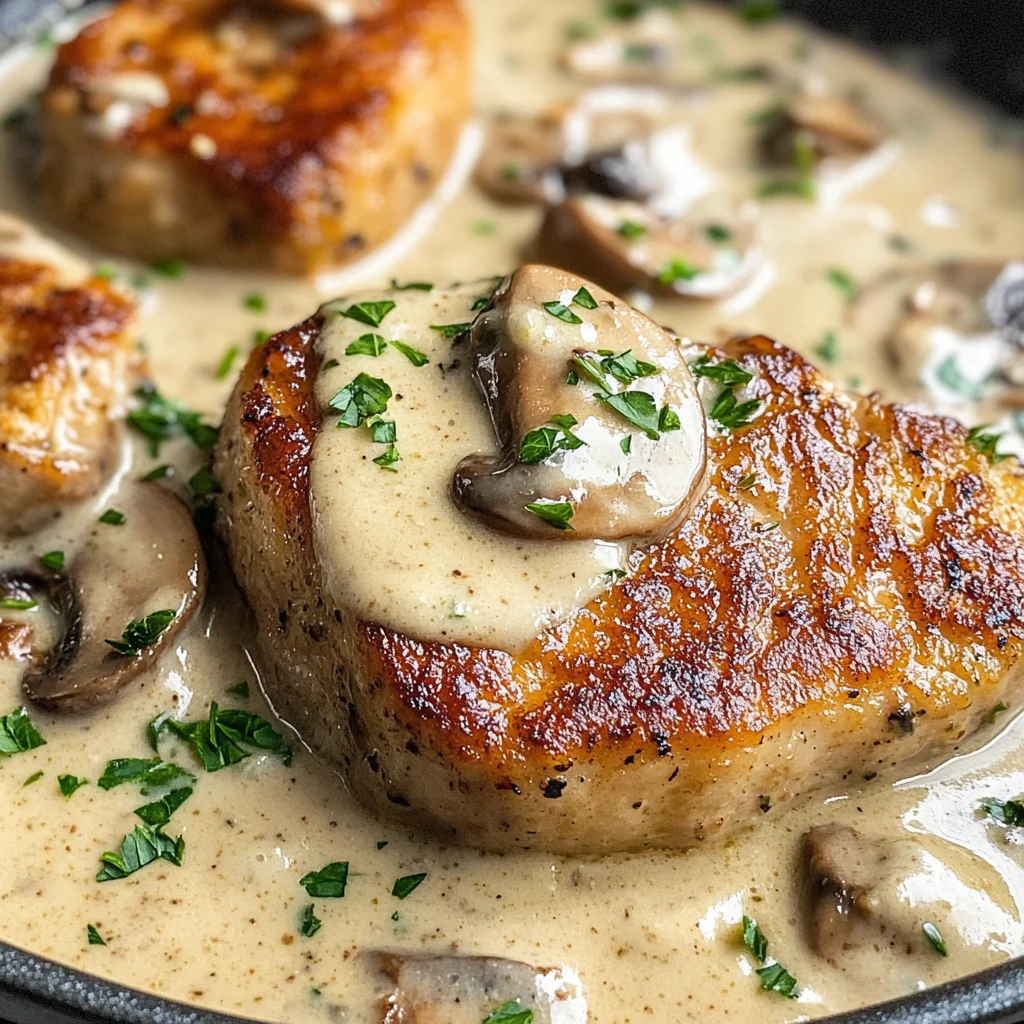 Cream of Mushroom Soup Pork Chops