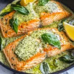 Creamy Pesto Salmon