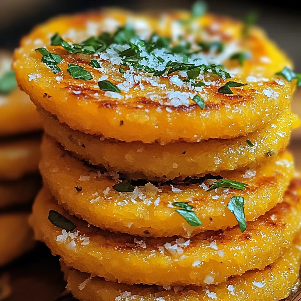 Crispy Parmesan Polenta Rounds
