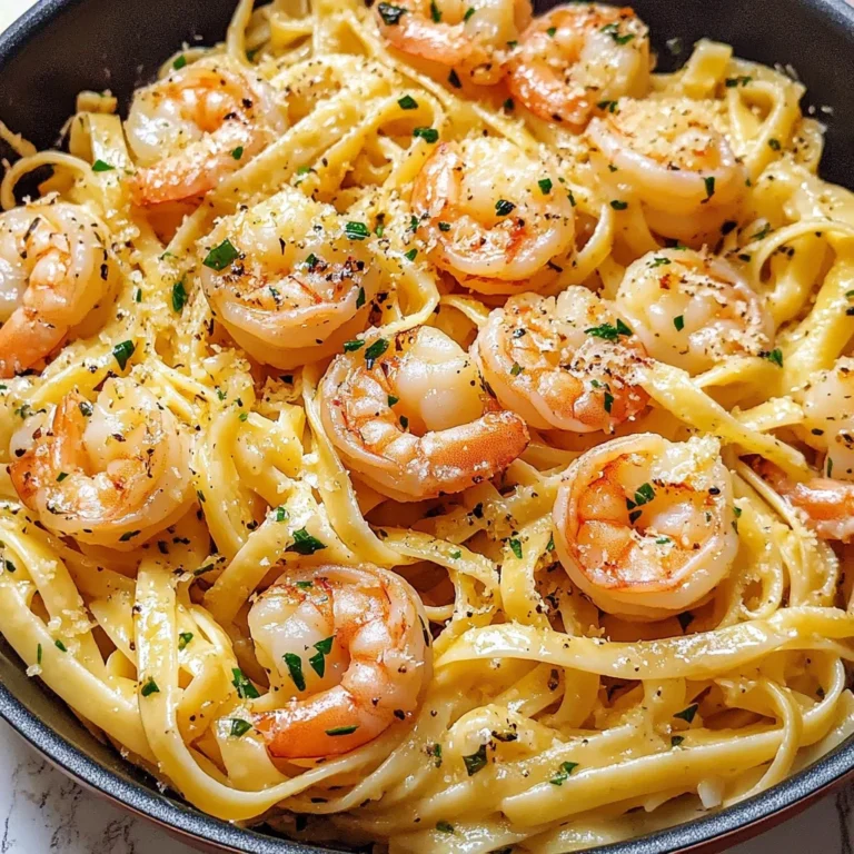 Garlic Butter Shrimp Pasta