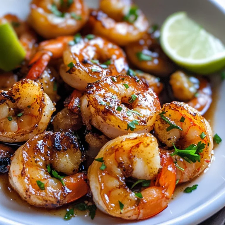Garlic Honey LIme Shrimp