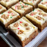 Gingerbread Cookie Bars