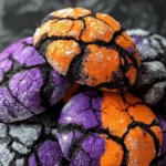 HALLOWEEN CRINKLE COOKIES