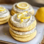 Lemon Poppy Seed Cheesecake Cookies