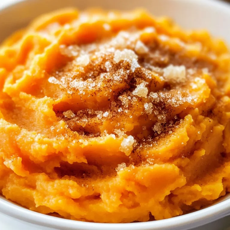 Mashed Sweet Potatoes with Brown Sugar