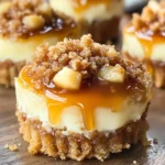 Mini Caramel Apple Cheesecakes