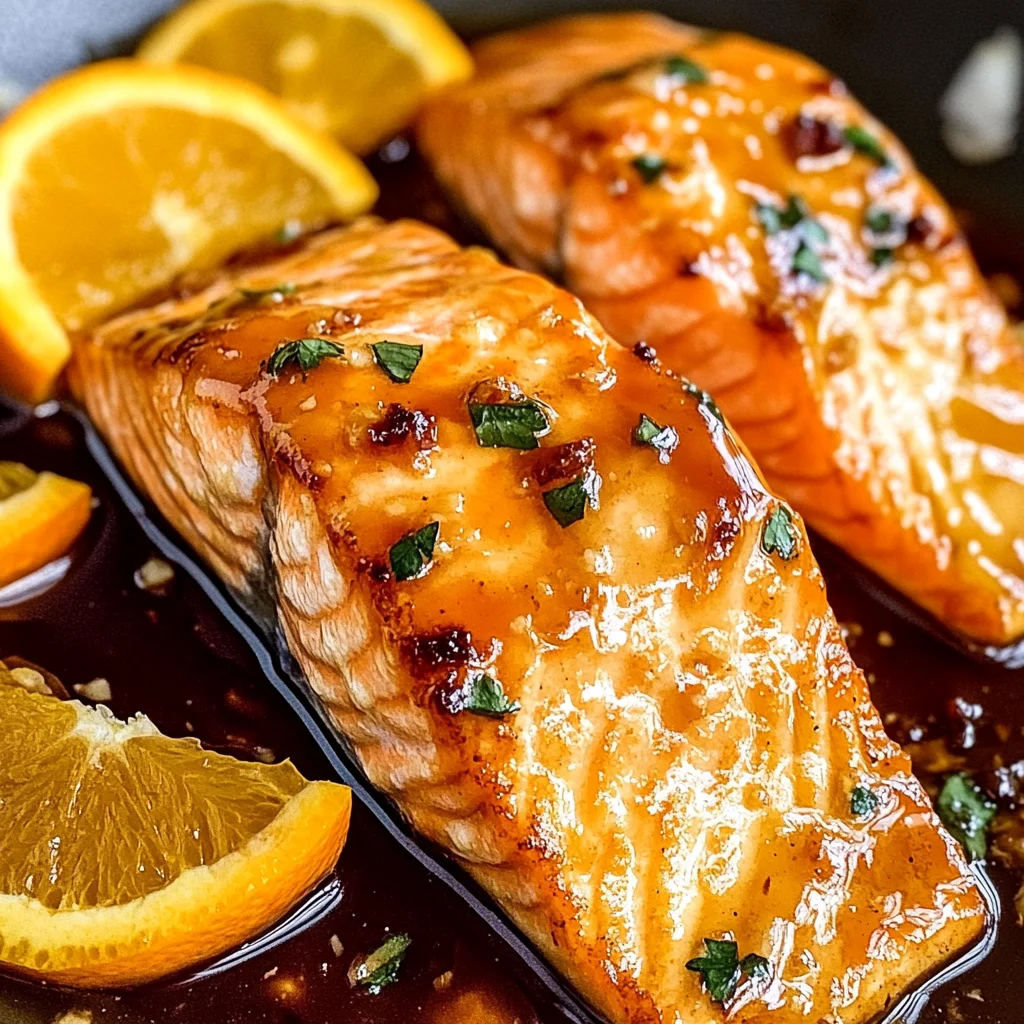 Orange Glazed Salmon