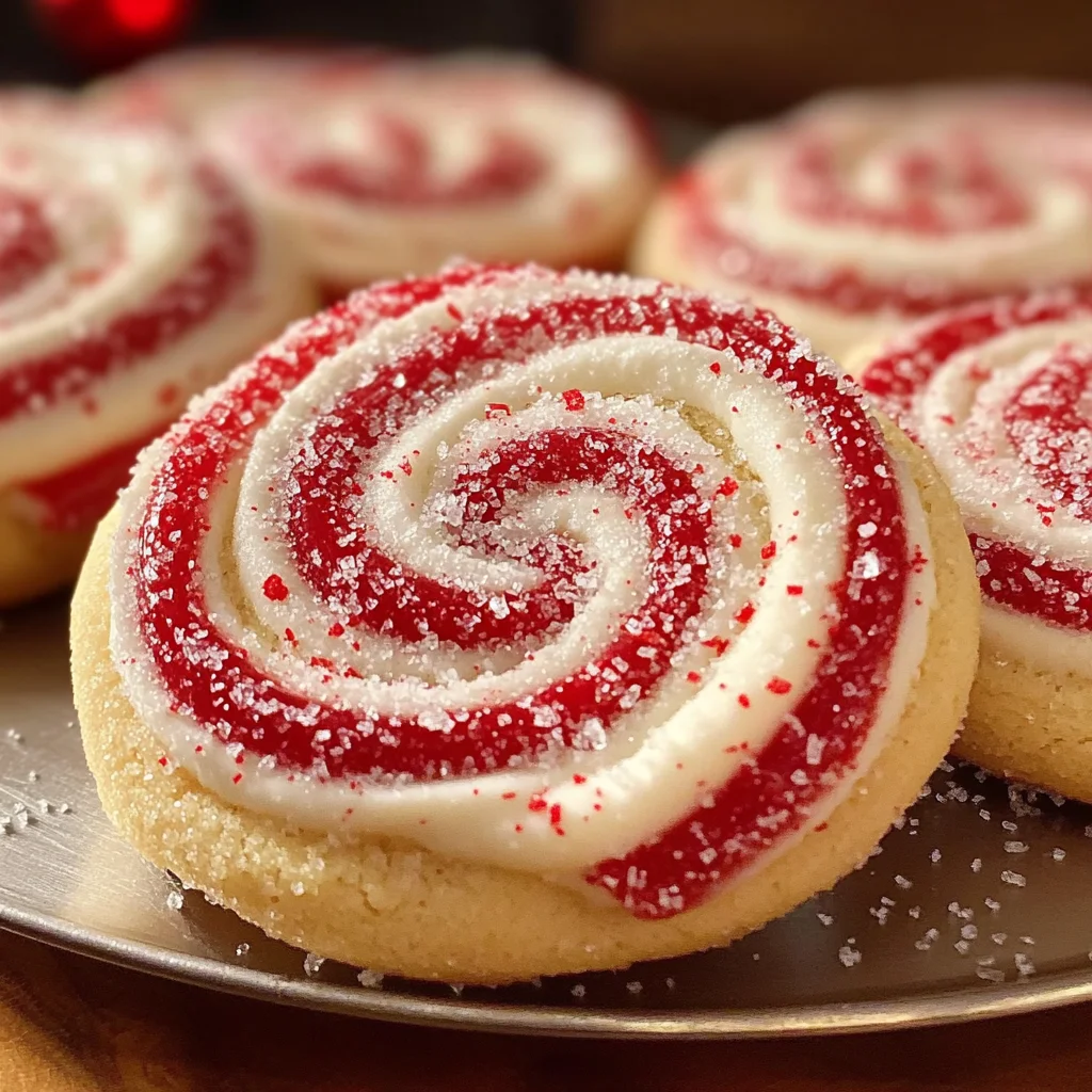 Peppermint Swirl Cookies