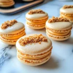 Pumpkin Cheesecake Macarons