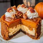 Pumpkin Pecan Cheesecake