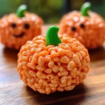 Rice Krispie Treat Pumpkins