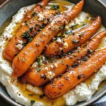 Roasted Carrots with Whipped Ricotta & Hot Honey