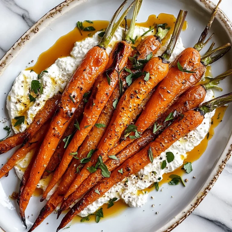 Roasted Carrots with Whipped Ricotta and Chili Butter