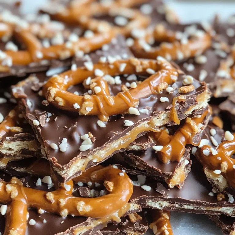 Salted Caramel Pretzel Bark