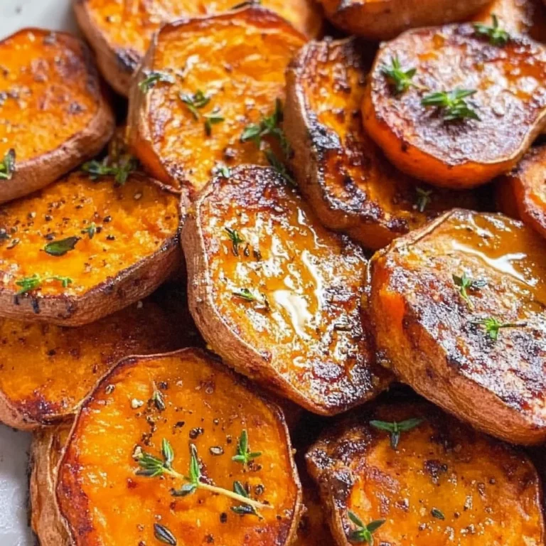 Smashed + Roasted Sweet Potatoes