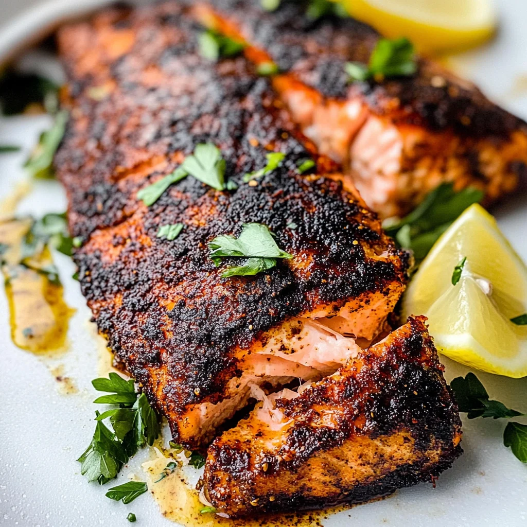 Sumac Blackened Salmon