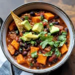 Sweet Potato Black Bean Chili