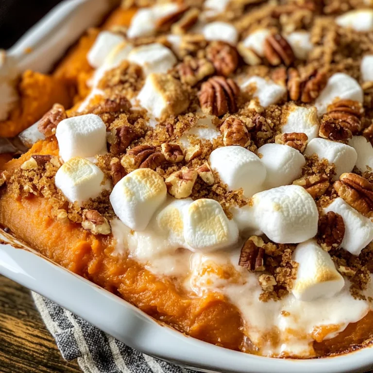 Sweet Potato Casserole with Marshmallows