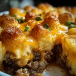 Tater Tot Casserole with Ground Beef