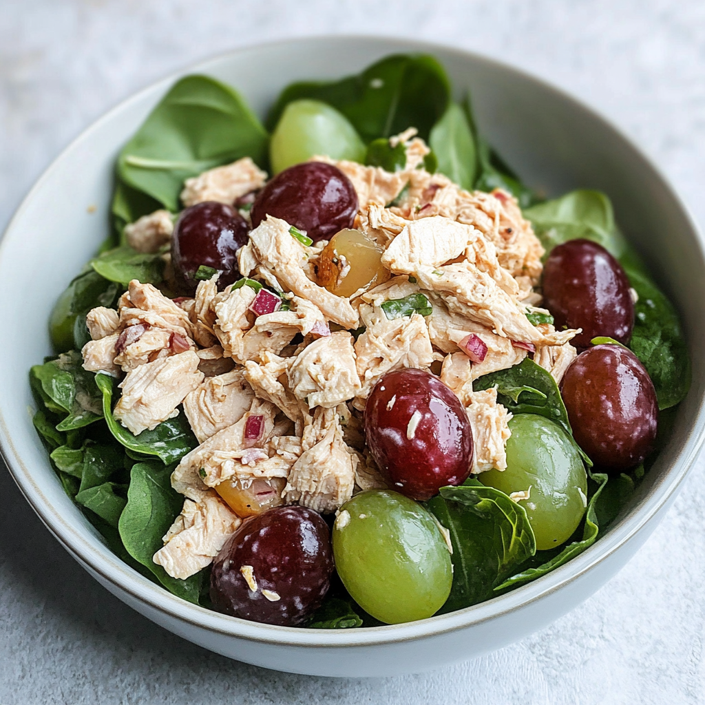 Healthy Chicken Salad with Grapes | Whole30