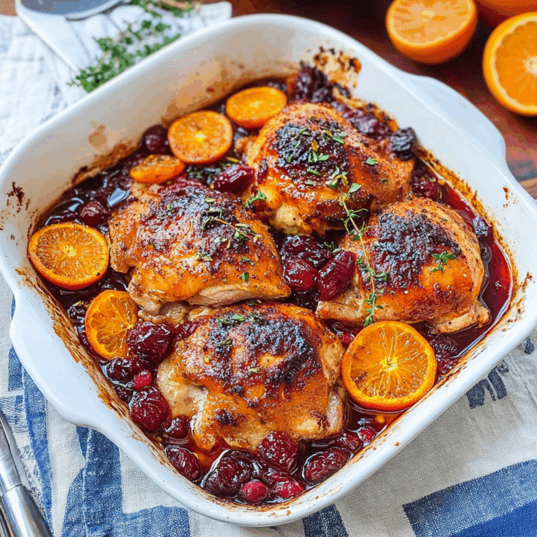 Cranberry Orange Chicken
