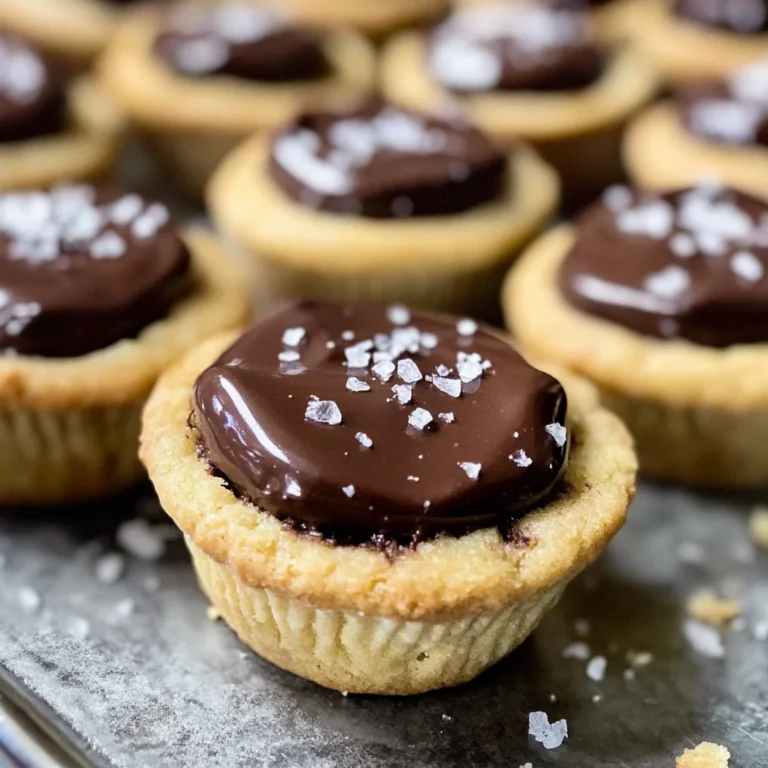 Chocolate Filled Cookie Cups