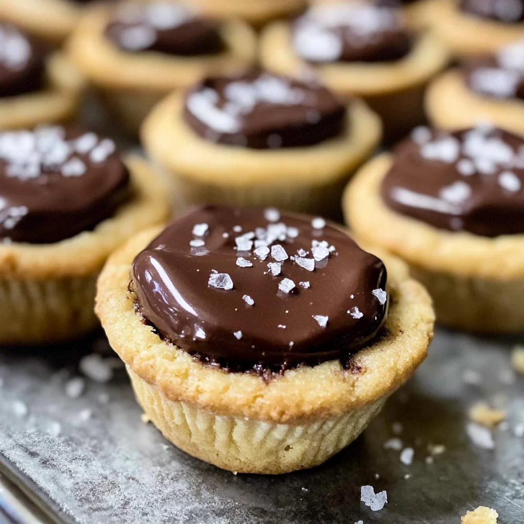 Chocolate Filled Cookie Cups