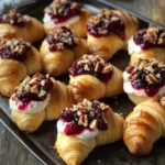 Cranberry Cream Cheese Crescent Bites