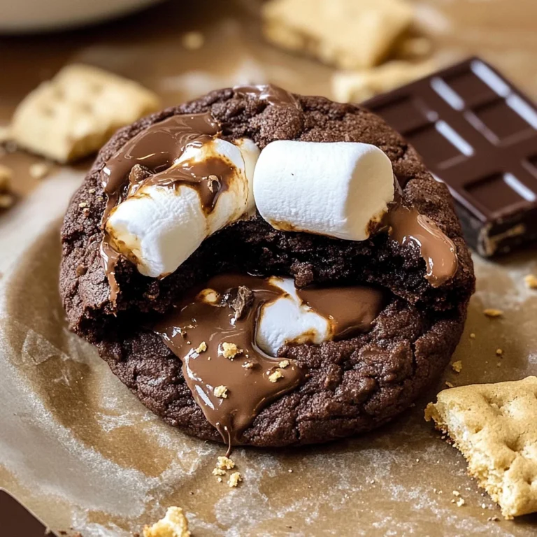 Double Chocolate S'mores Cookies
