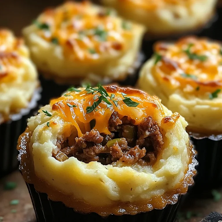Easy Mini Shepherds Pies Recipe for Family Dinners 🍽️