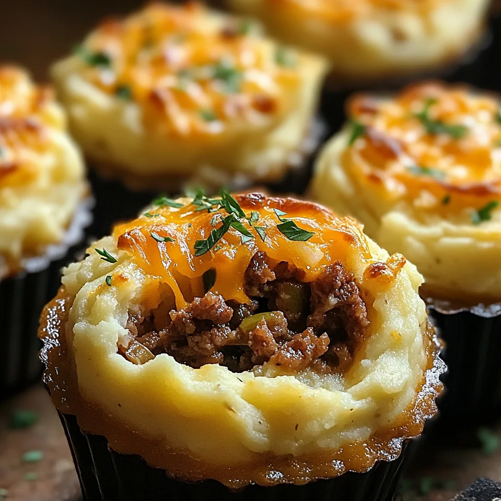 Easy Mini Shepherds Pies Recipe for Family Dinners 🍽️