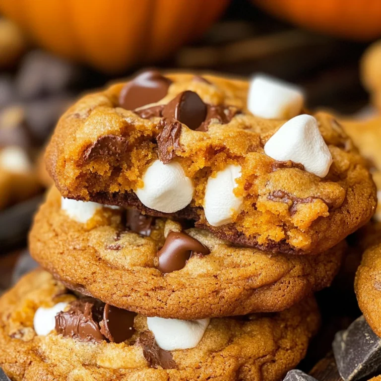 Pumpkin S'mores Cookies